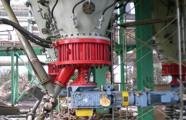 旋轉(zhuǎn)給料機(jī)現(xiàn)場(chǎng)